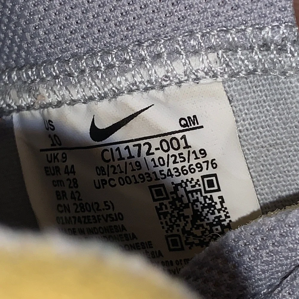 Nike Men’s Blazer ‘77 Light Gray Suede High-Top Sneakers